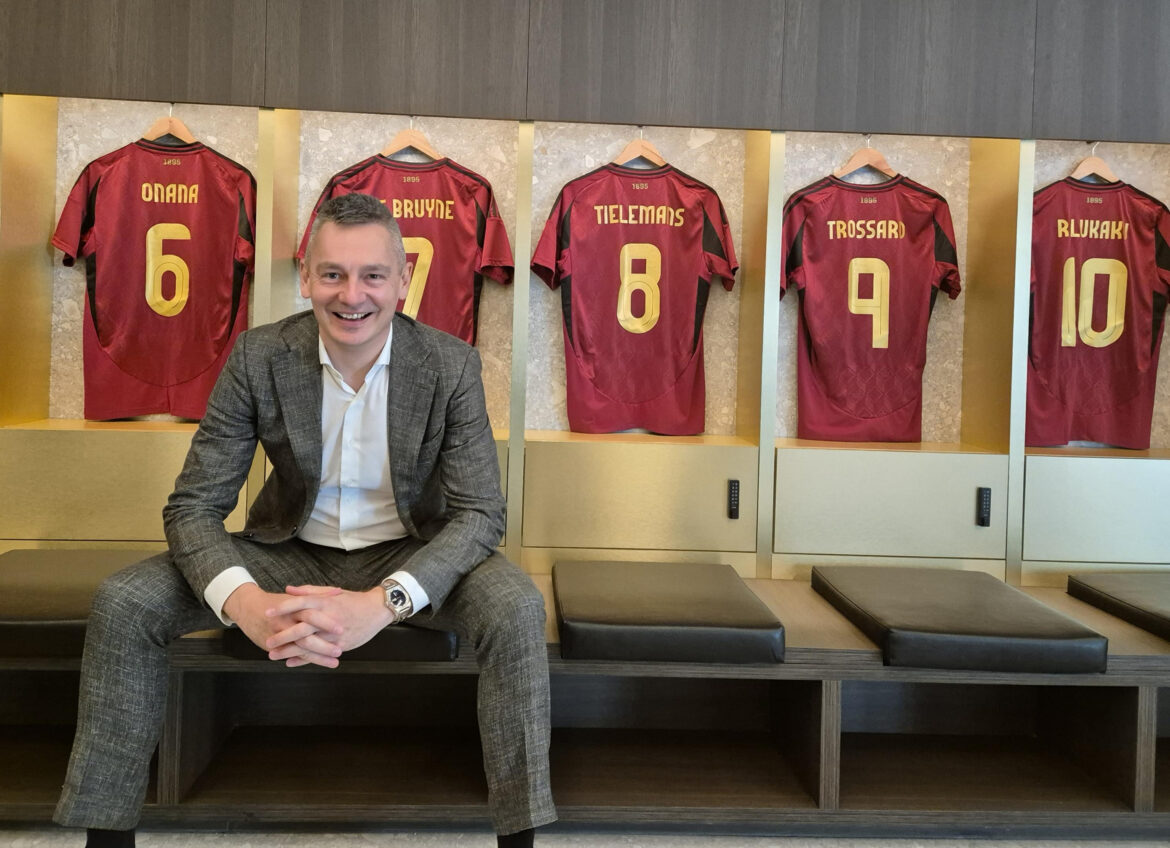 BELGIUM KING BAUDOUIN STADIUM NEW CHANGING ROOMS AND PRESS AREA