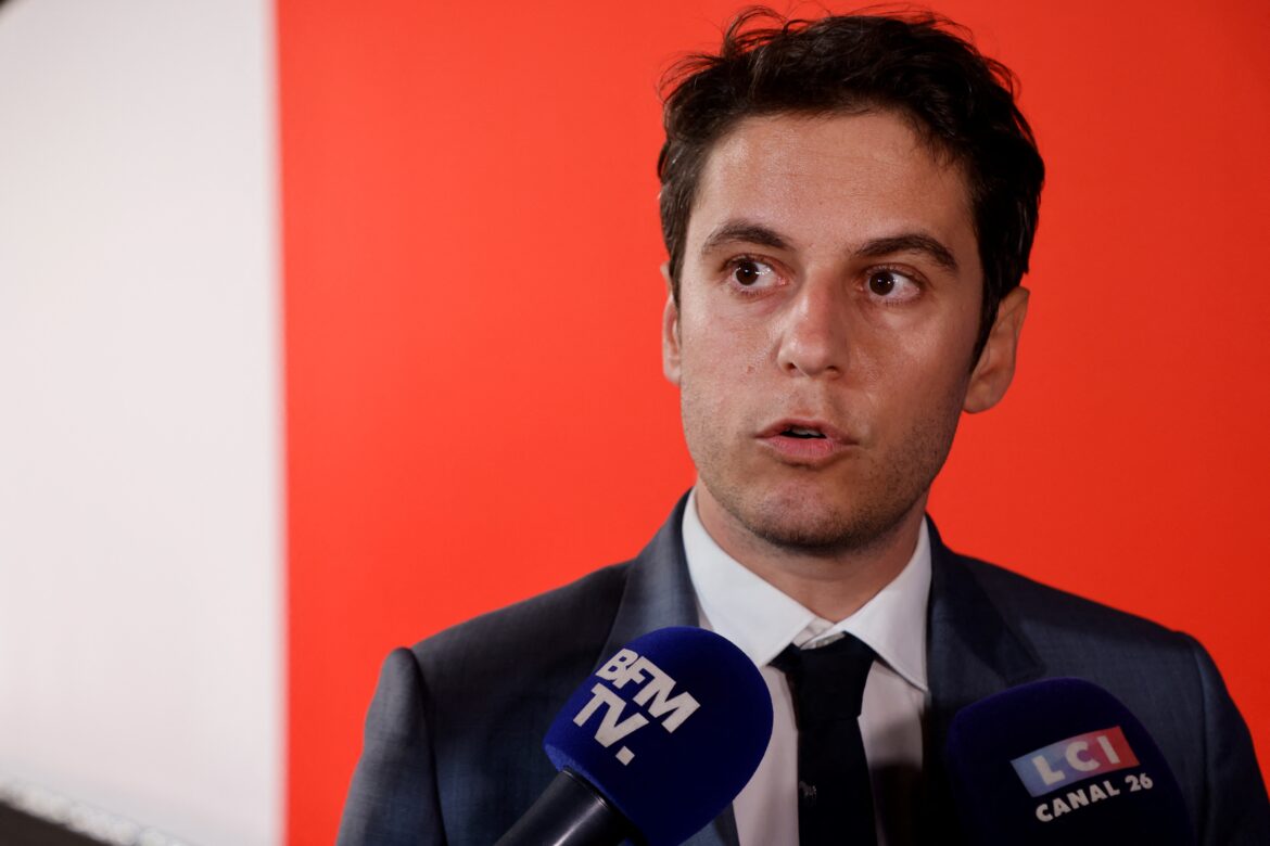 FRANCE2022-POLITICS-ELECTION-MEDIA-TV-DEBATE-LREM-RN