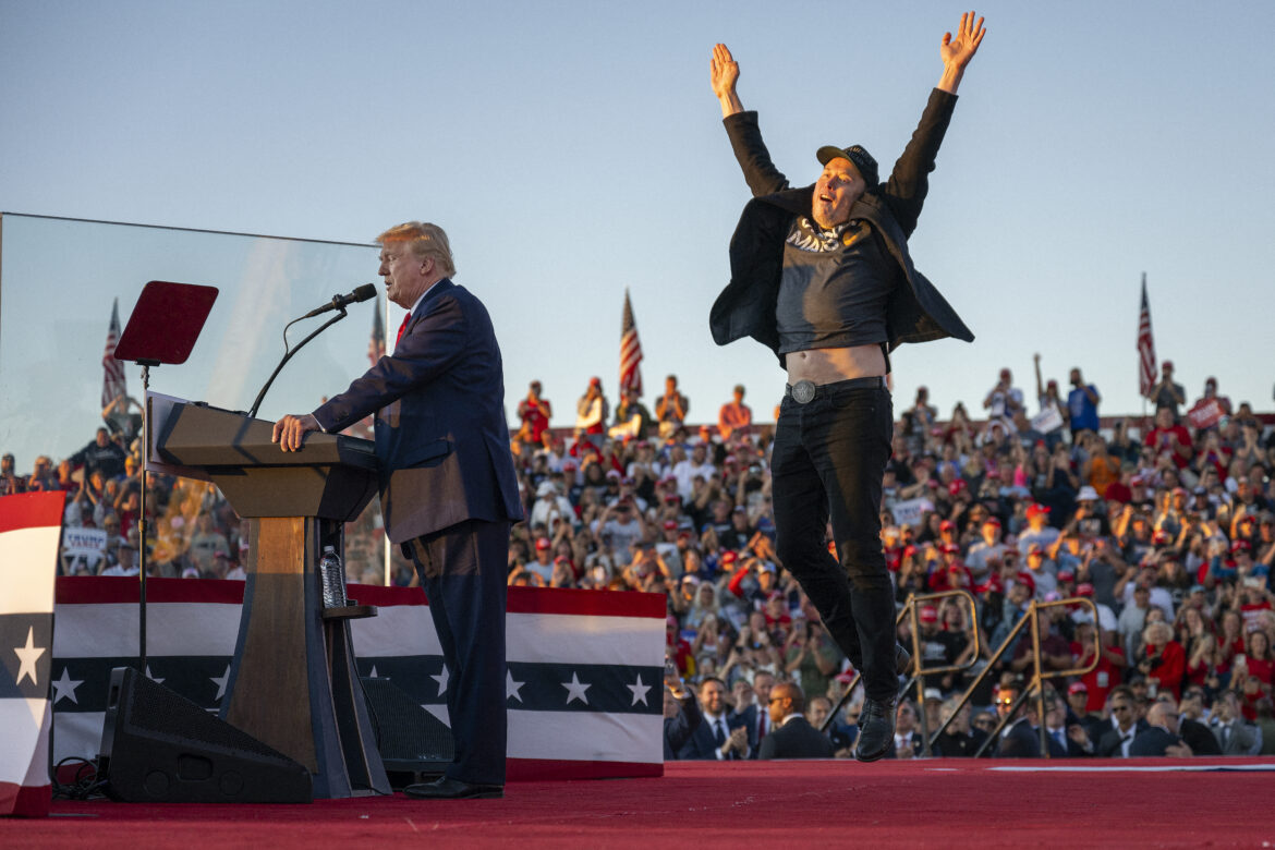 Republican presidential nominee Donald Trump holds a rally at site of first assassination attempt