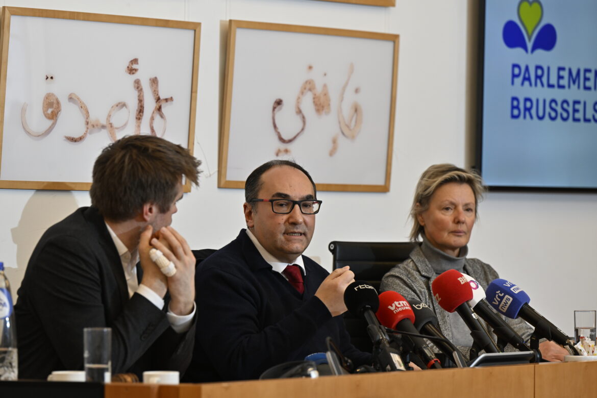 BRUSSELS FEDERATION PS PRESS CONFERENCE