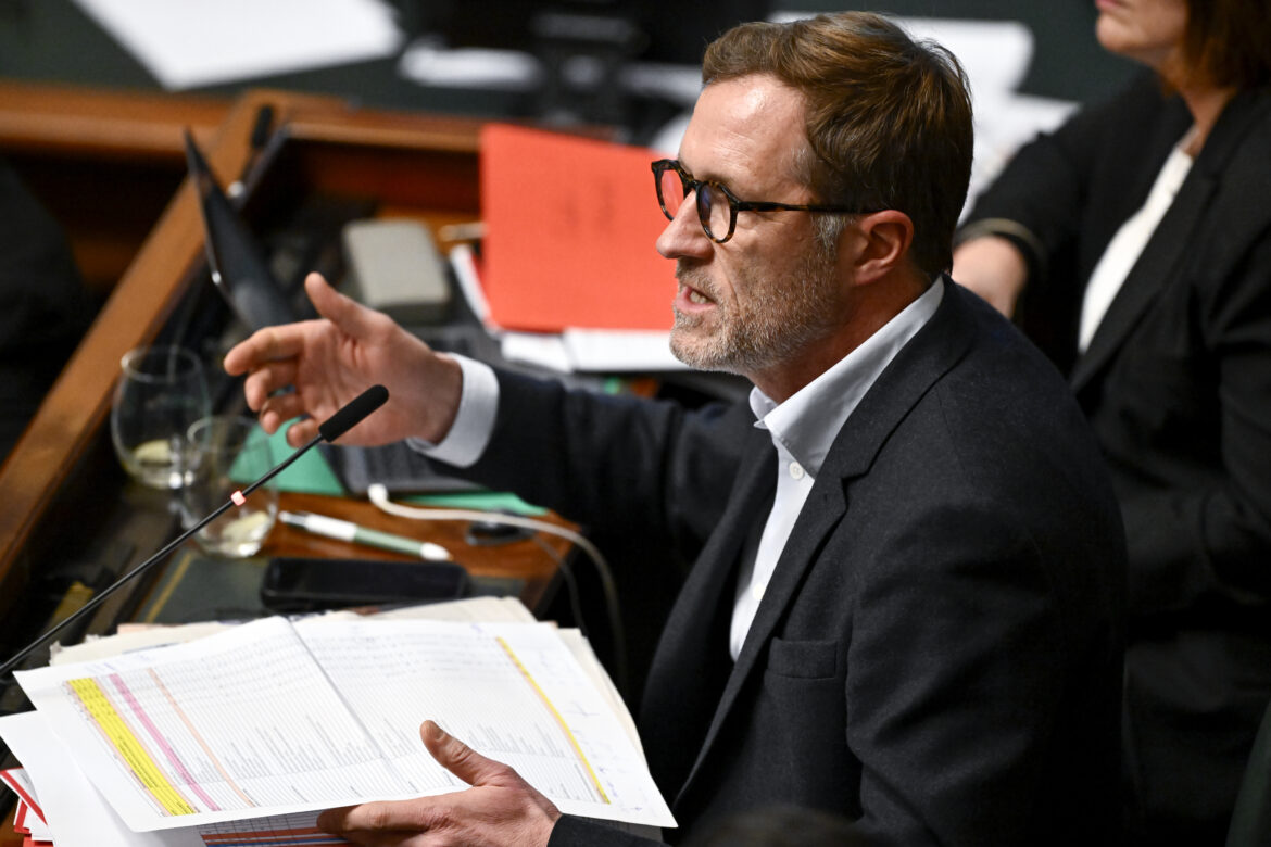 POLITICS NEW FEDERAL GOVERNMENT DECLARATION DEBATE BELGA PHOTO DIRK WAEM