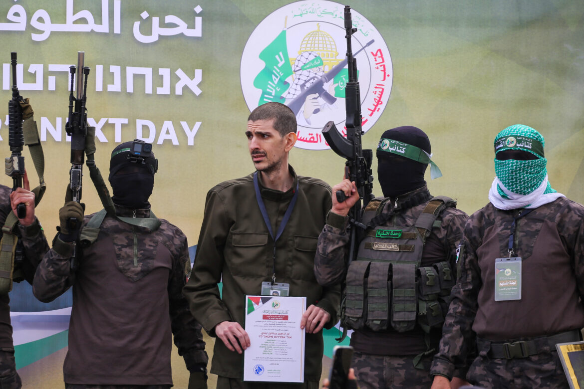 PALESTINIAN-ISRAEL-CONFLICT-GAZA-HOSTAGE