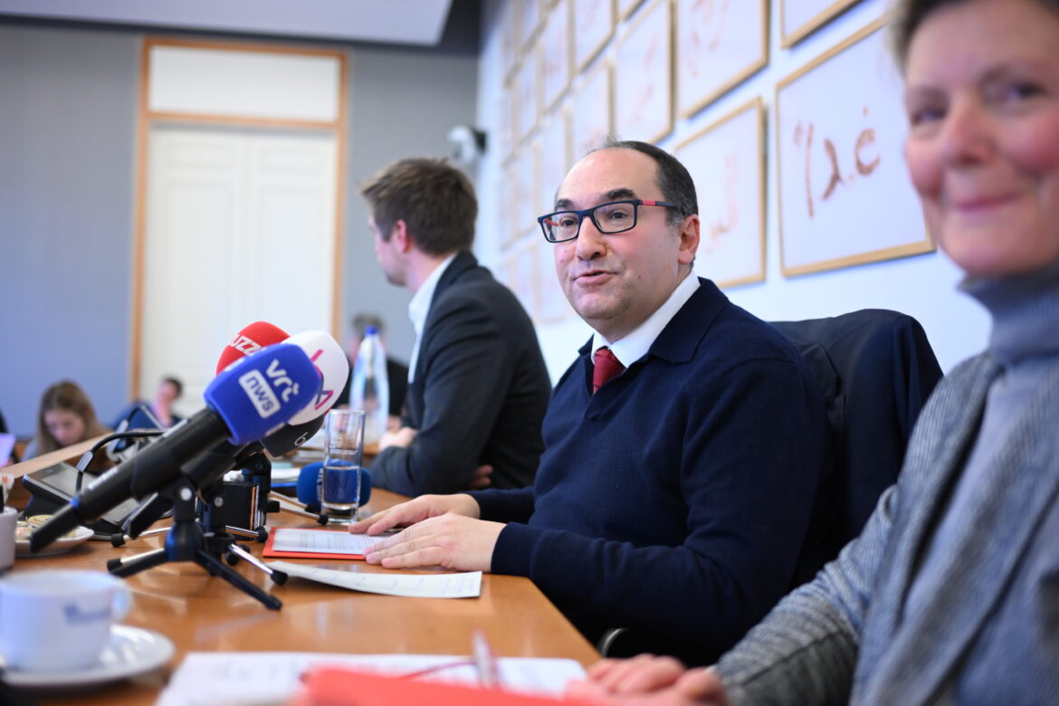 BRUSSELS FEDERATION PS PRESS CONFERENCE