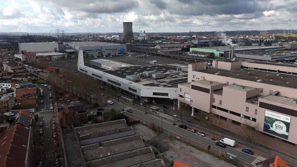 BRUSSELS AUDI PLANT ILLUSTRATIONS