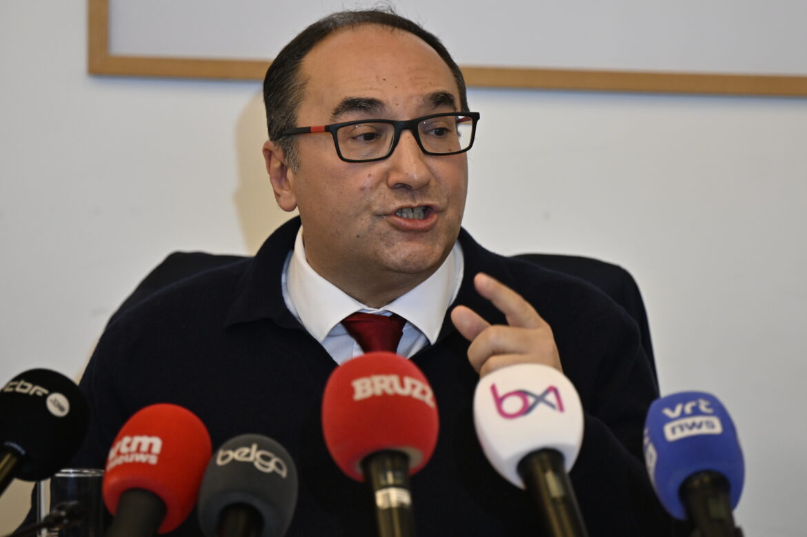 BRUSSELS FEDERATION PS PRESS CONFERENCE