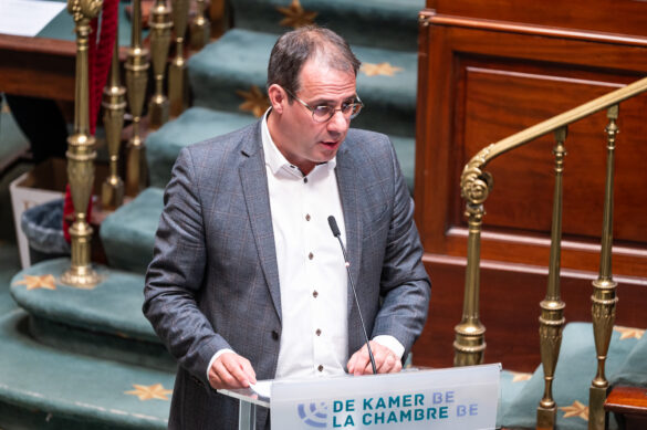 Vice-prime Minister and minister of Economy and Work David Clari Photo Belgaimage