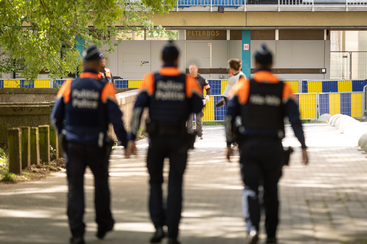 BRUSSELS ANDERLECHT PETERBOS POLICE ACTION