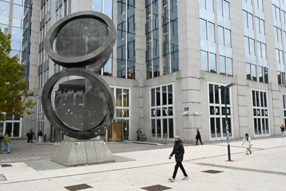 Euroclear headquarters in Brussels