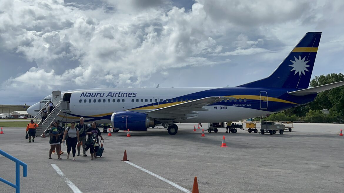 NAURU-CHINA-XINHUA CORRESPONDENT-ARRIVAL
