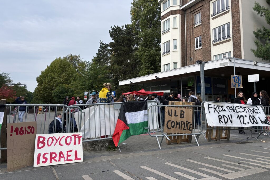 ULB manifestation Palestine