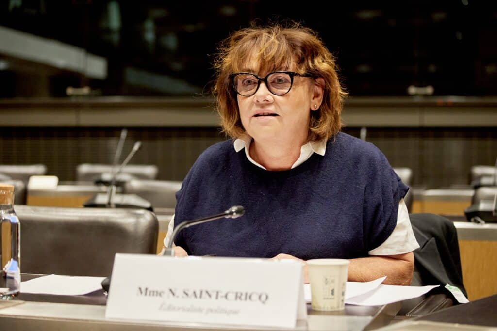 Sur France T&eacute;l&eacute;visions Nathalie Saint-Cricq traite &Eacute;ric Ciotti de &laquo; Benito &raquo;