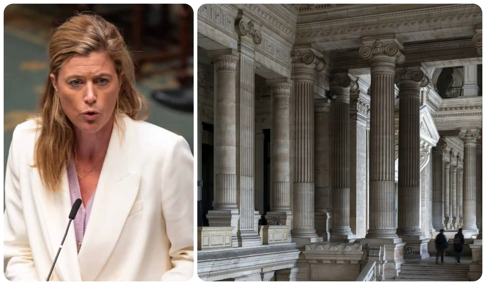 Annelies Verlinden sur les bâtiments de justice : « En Belgique, nous en avons plus de 200. Aux Pays-Bas, ils sont à 40-45 »