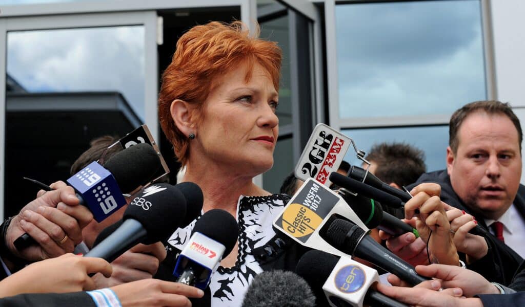 S&eacute;isme politique en Australie : l&rsquo;extr&ecirc;me droite de Pauline Hanson entre &agrave; la chambre basse