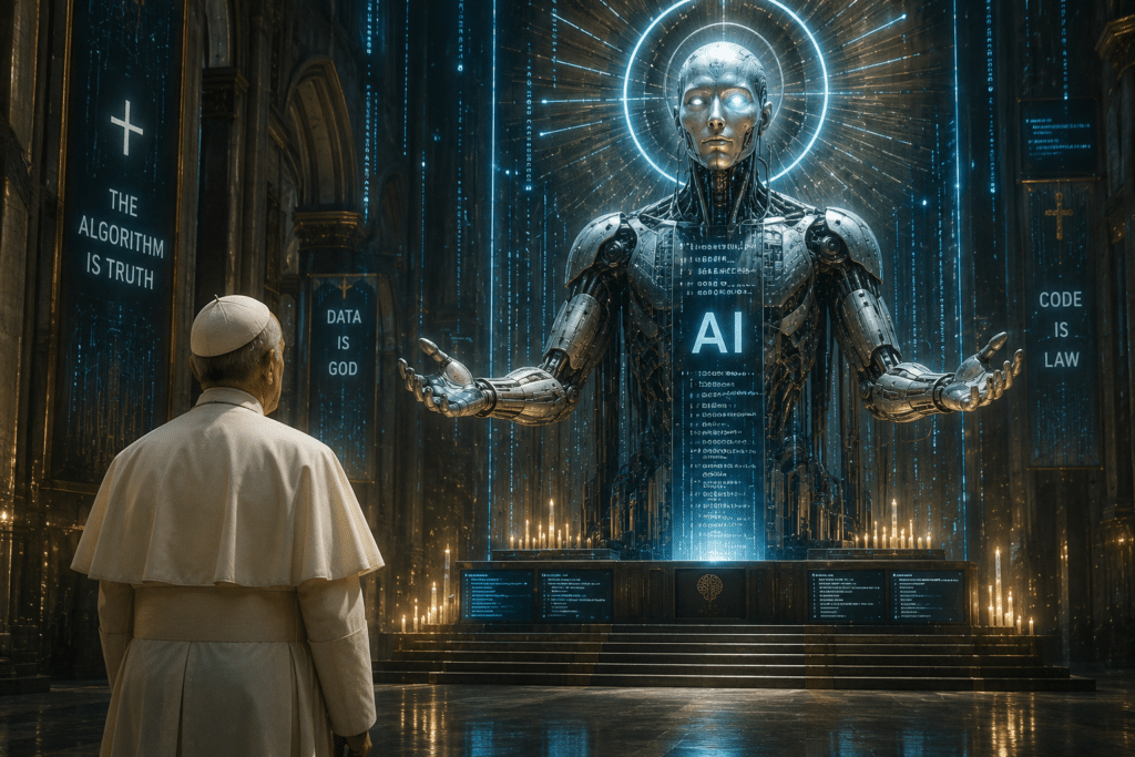 Silicon Valley bouwt een "Machine-God"; de paus is niet welkom