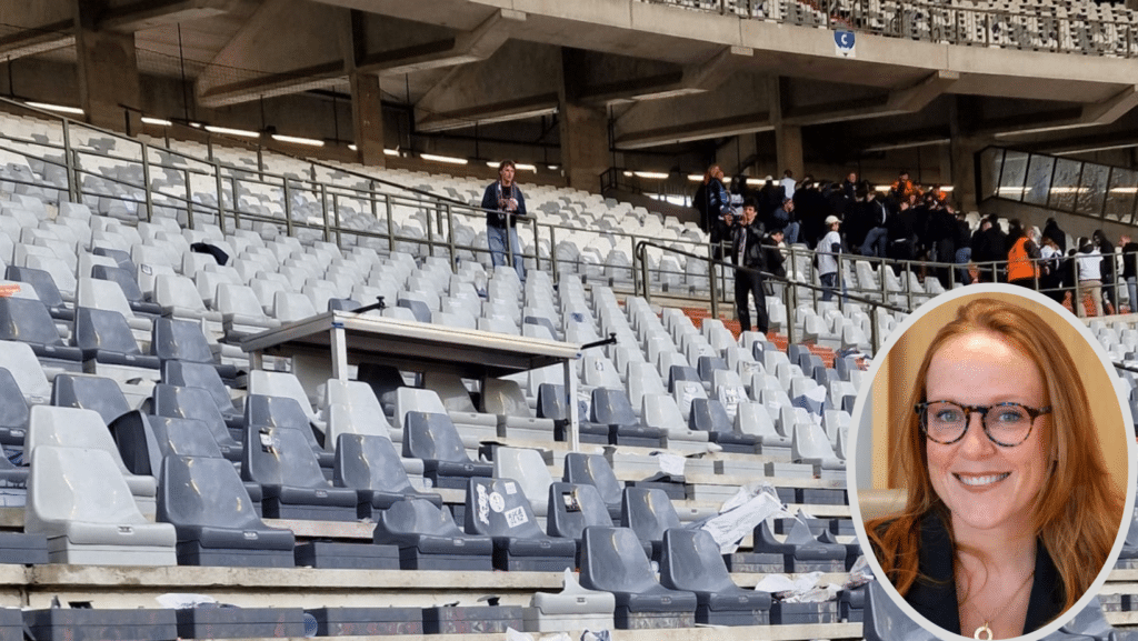 Stade Roi Baudouin d&eacute;vast&eacute; &laquo; Ce ne sont pas des supporters &raquo;, Florence Frelinx vise les casseurs