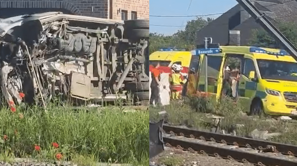 Drame &agrave; Buggenhout : un train percute un bus scolaire, plusieurs morts dont deux adolescents