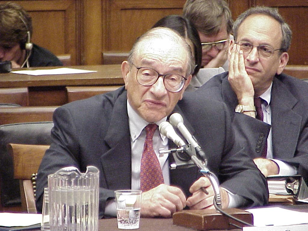Alan Greenspan, ex pr&eacute;sident de la R&eacute;serve f&eacute;d&eacute;rale, est d&eacute;c&eacute;d&eacute;