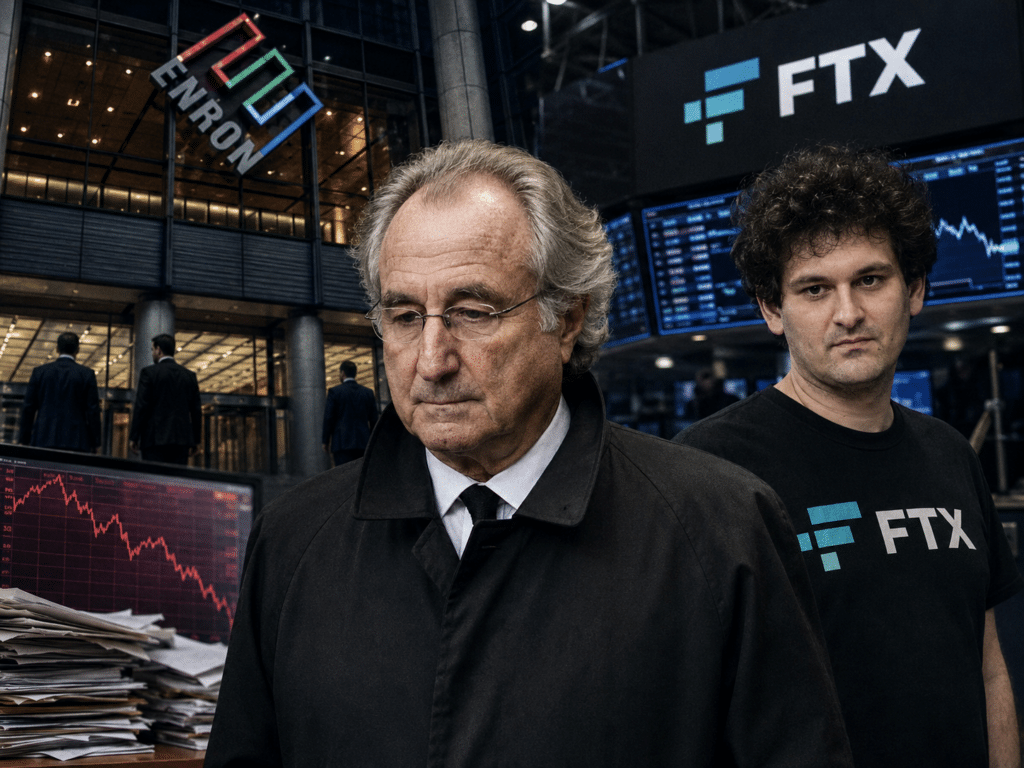 Hitler overleven, maar niet Enron, Madoff en FTX