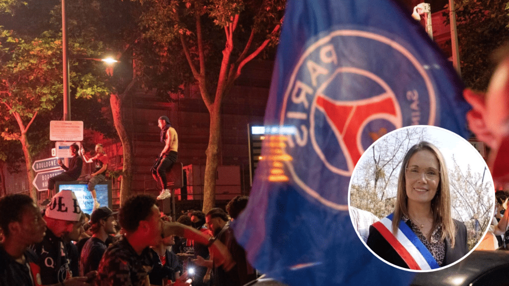 PSG : une maire pi&eacute;g&eacute;e avec un maillot R&eacute;doine Fa&iuml;d, la pol&eacute;mique enfle