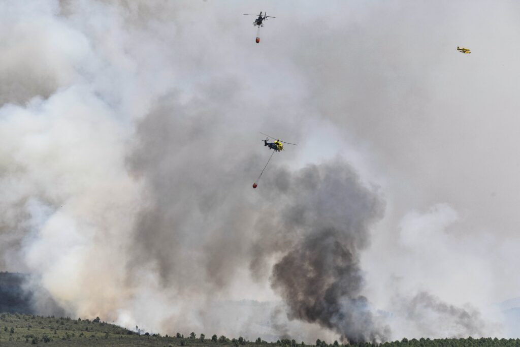 Espagne : 29.000 hectares ravag&eacute;s par un incendie hors norme pr&egrave;s de Madrid