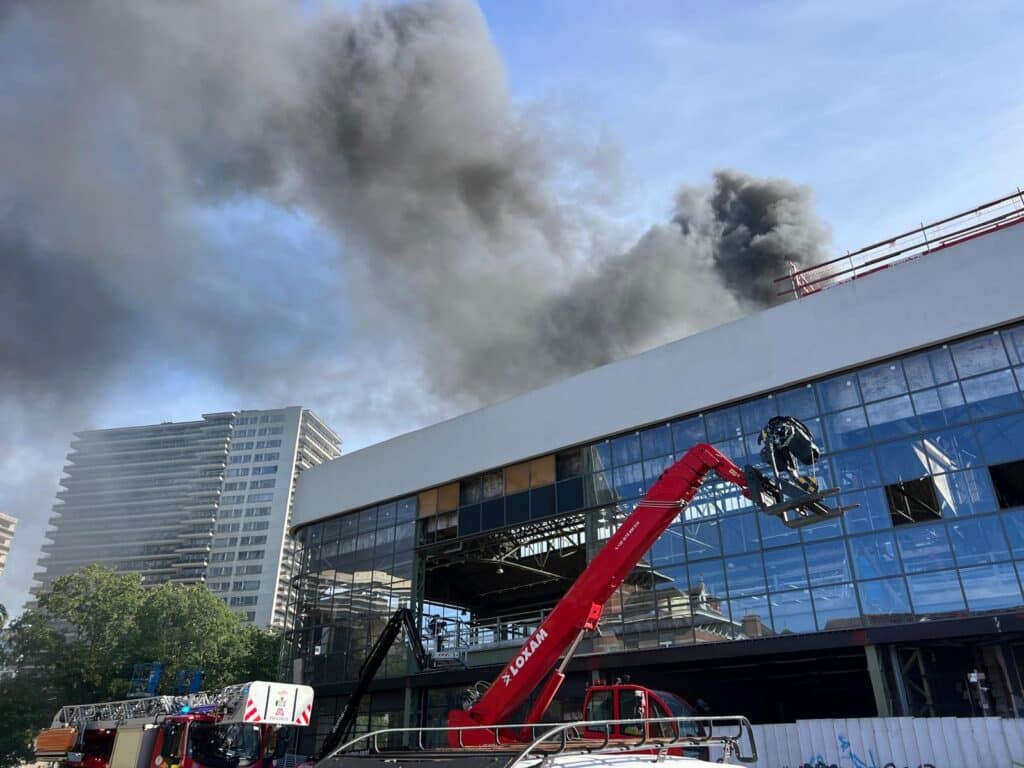Le futur mus&eacute;e Kanal frapp&eacute; par un incendie en fin de journ&eacute;e