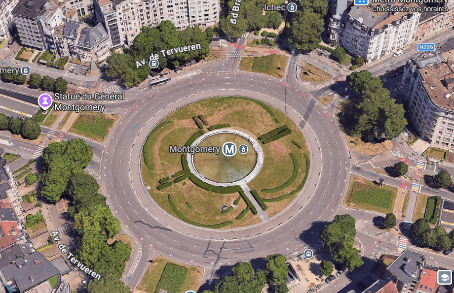 Square Montgomery : un diff&eacute;rend oppose Bruxelles Mobilit&eacute; et Woluwe-Saint-Lambert