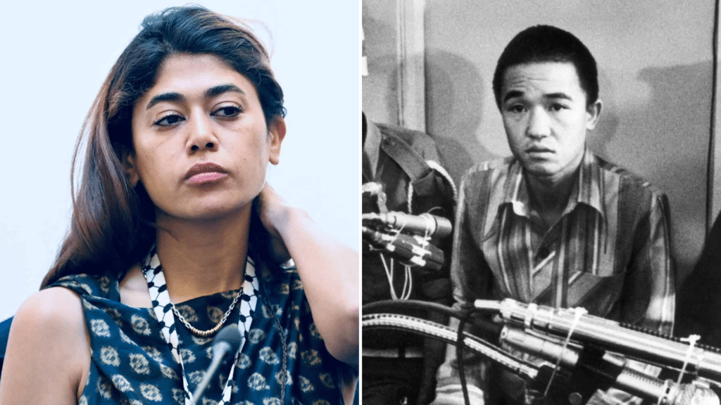 Rima Hassan, Kōzō Okamoto et le massacre de Lod : le d&eacute;tail que ses soutiens pr&eacute;f&egrave;rent oublier