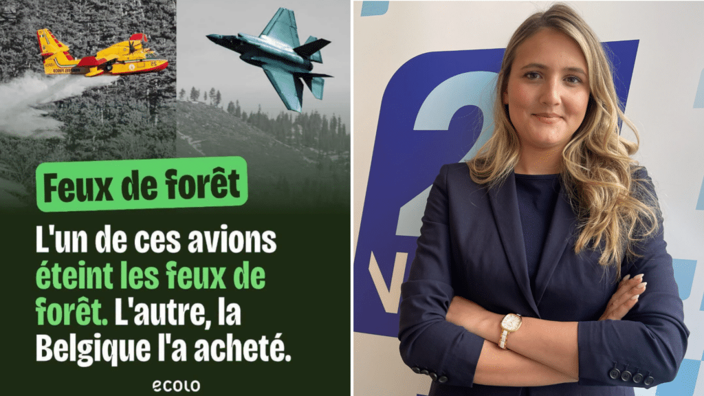 Un Canadair contre un F-35 : quand Ecolo nous fait croire qu&rsquo;il faut choisir nos menaces