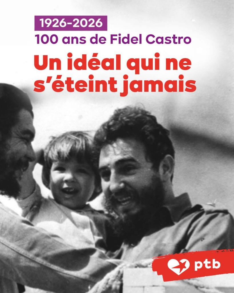 Le PTB rend hommage &agrave; Fidel Castro et se prend une shitstorm sur les r&eacute;seaux sociaux