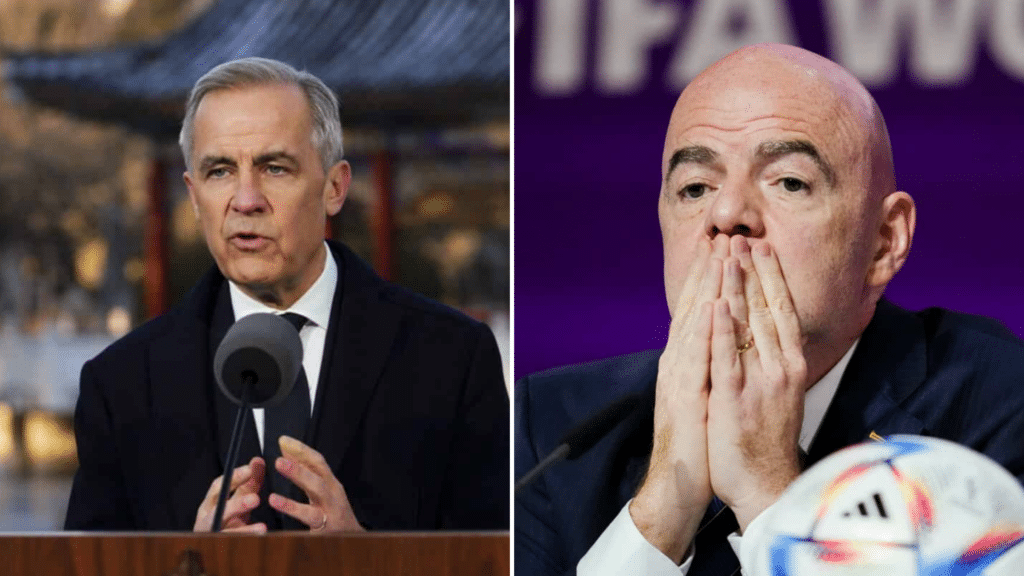 &laquo; Je n'ai aucune confiance en lui &raquo; : le Premier ministre canadien Mark Carney accable Gianni Infantino
