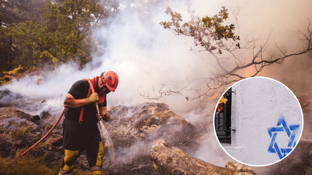 Des th&eacute;ories complotistes antis&eacute;mites accusent les Juifs d&rsquo;avoir provoqu&eacute; les incendies en Europe