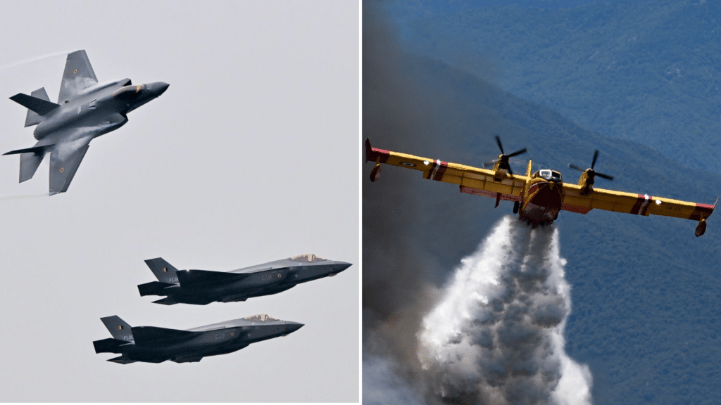 Le choix n&rsquo;est pas entre les canadairs et le F-35. Il faut les deux, investir plus dans le r&eacute;galien et moins ailleurs. L&rsquo;argent magique n&rsquo;existe pas.