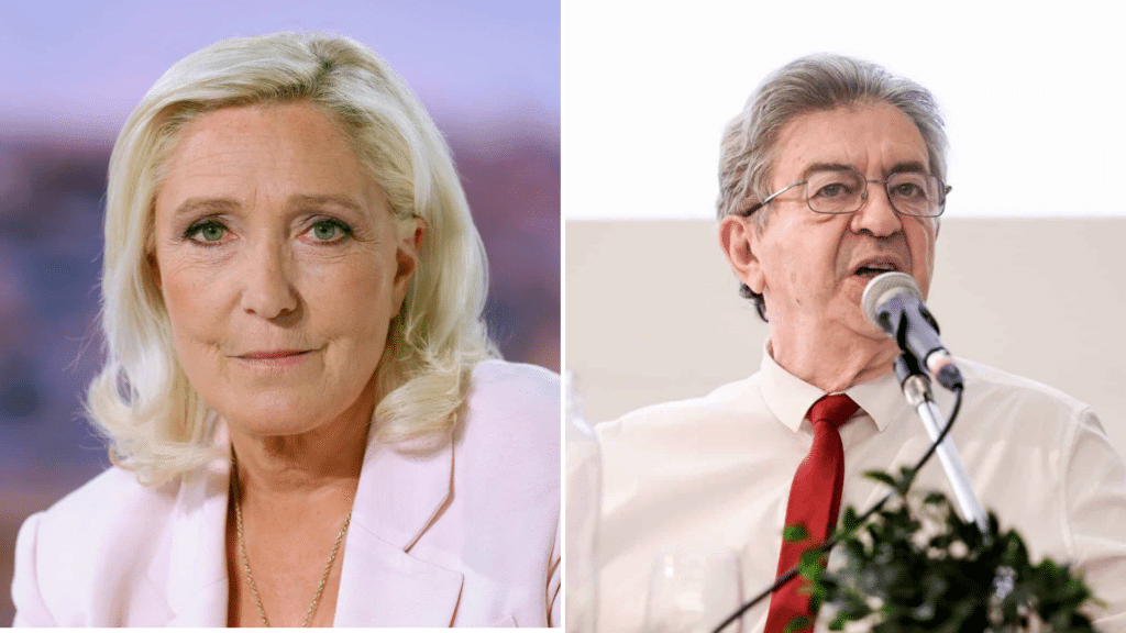 Marine Le Pen en t&ecirc;te au second tour dans tous les cas de figure, M&eacute;lenchon grimpe et cr&eacute;e la dynamique &agrave; gauche