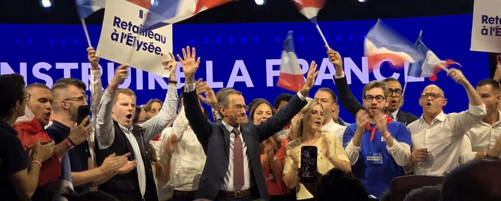 Pr&eacute;sidentielle 2027 : au Pavillon Baltard, Bruno Retailleau lance sa &laquo; bataille de civilisation &raquo;
