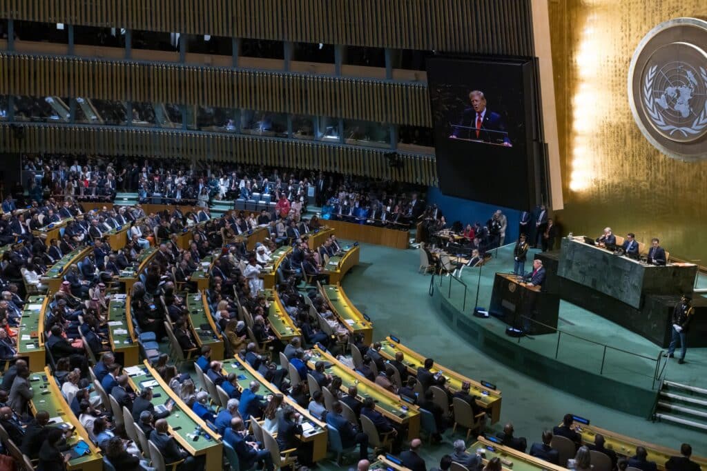 &Agrave; l&rsquo;ONU, Donald Trump expose sa doctrine : n&eacute;gocier en position de force