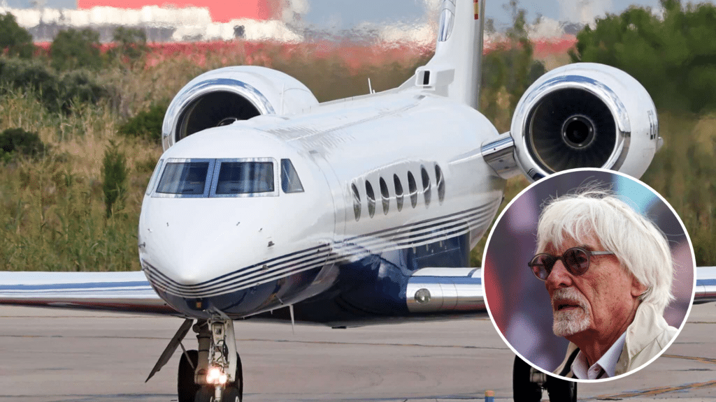 Bernie Ecclestone contr&ocirc;l&eacute; avec une arme &agrave; feu dans un son jet priv&eacute; au Portugal
