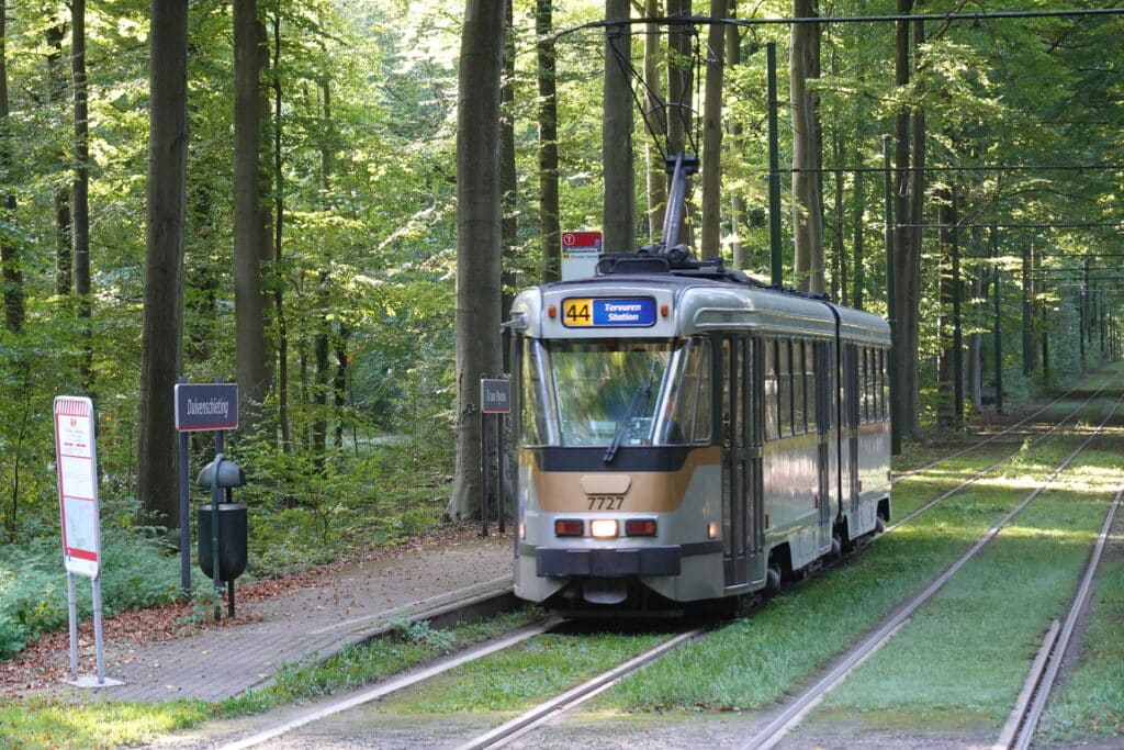 Sept mois de perturbations pour les trams 39 et 44 &agrave; Bruxelles, pas de r&eacute;novation de la station Montgomery