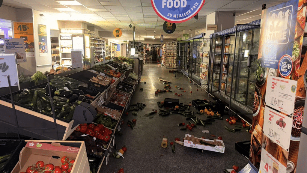 Dix-neuf magasins Carrefour pill&eacute;s et saccag&eacute;s&nbsp;: &laquo;la R&eacute;publique doit prot&eacute;ger ses commer&ccedil;ants&raquo;, lance le PDG de Carrefour