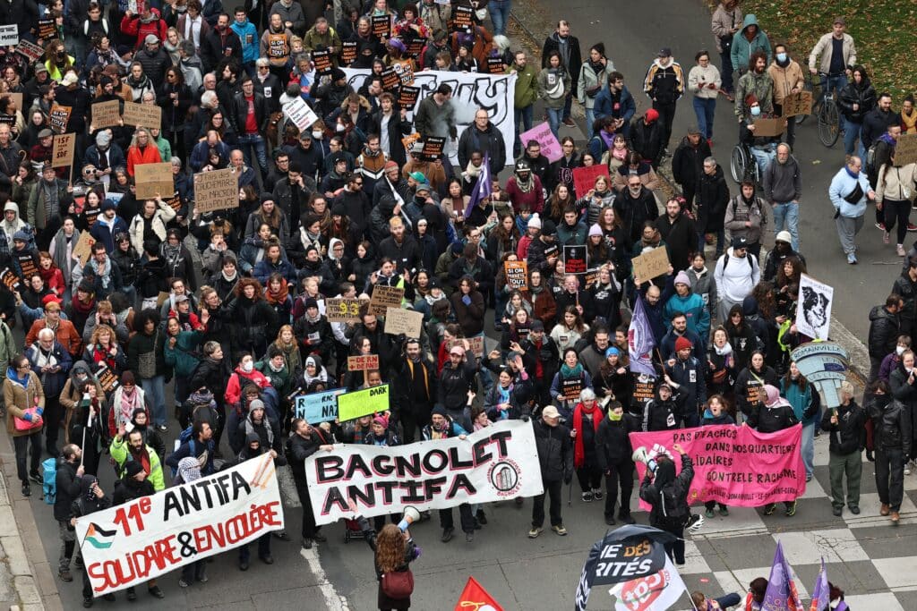 Manifestation contre le RN &agrave; Orl&eacute;ans, des slogans virulents et une s&eacute;curit&eacute; renforc&eacute;e
