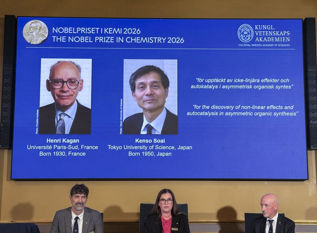 Nobel de chimie 2026 : Henri Kagan et Kenso Soai r&eacute;compens&eacute;s
