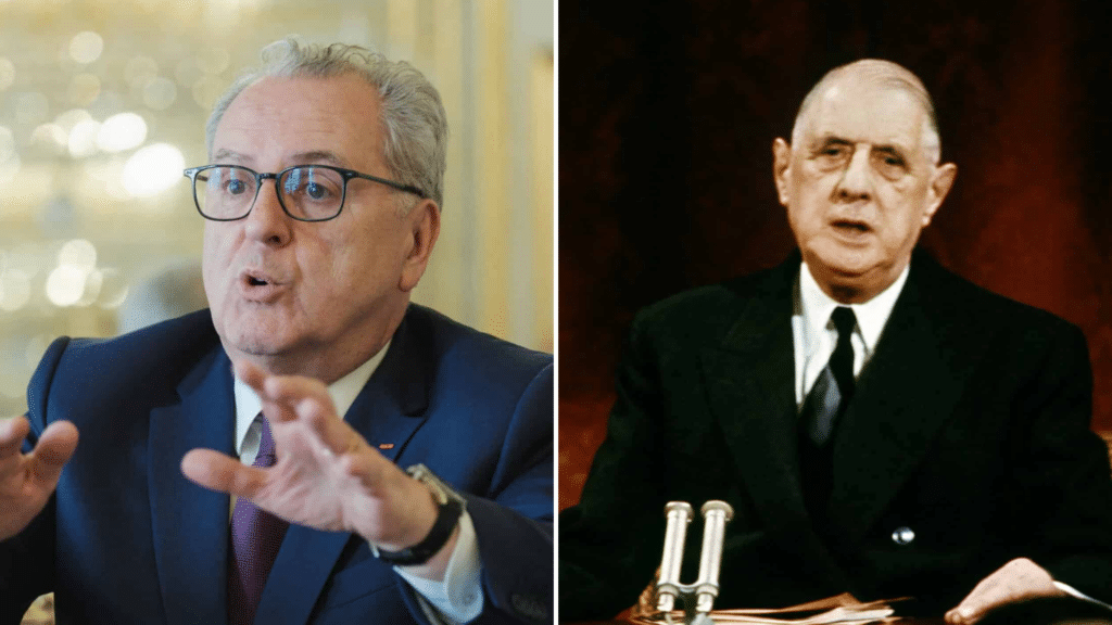 &laquo; Ces professionnels de la politique et ces juristes engag&eacute;s &raquo; : Marine Le Pen ressort de Gaulle contre Richard Ferrand
