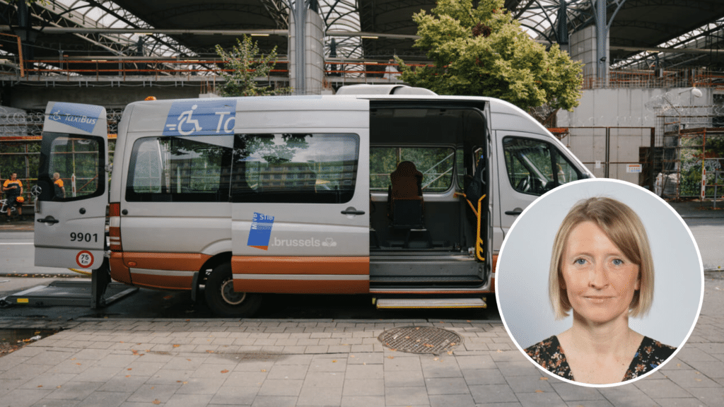 Bruxelles : Aur&eacute;lie Czekalski demande des garanties pour les usagers de Taxibus
