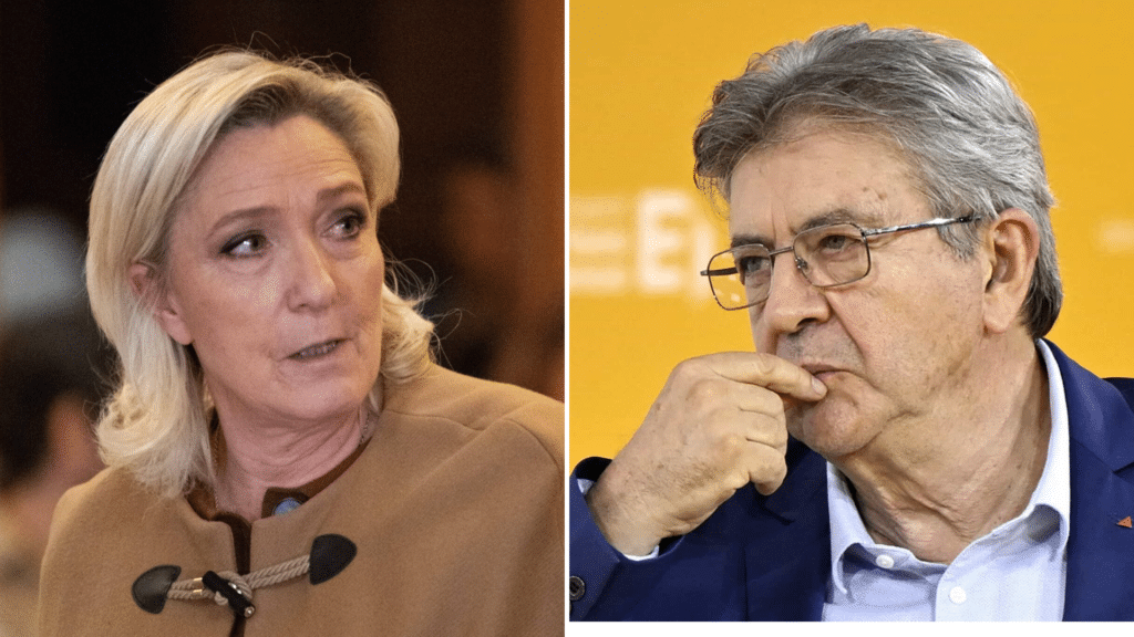 Pr&eacute;sidentielle 2027 : Marine Le Pen cr&eacute;dit&eacute;e de 70 % face &agrave; Jean-Luc M&eacute;lenchon au second tour