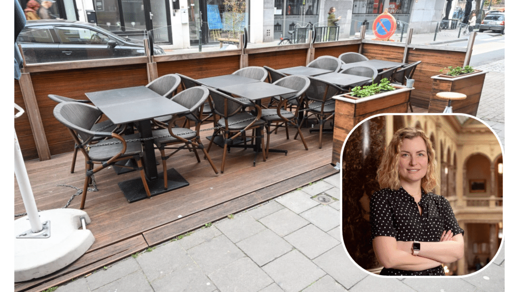 Terrasses Horeca &agrave; Bruxelles : Audrey Henry demande de la souplesse aux communes