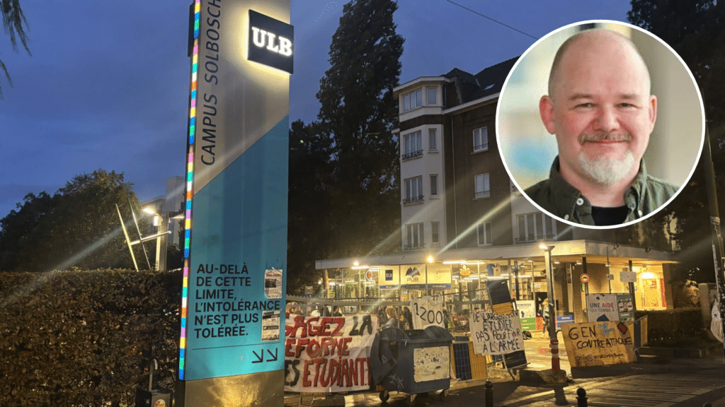 &laquo; L'occupation de l'ULB sert de porte d'entr&eacute;e &agrave; des r&eacute;seaux r&eacute;volutionnaires &raquo; : &Eacute;ric Muraille d&eacute;nonce une strat&eacute;gie militante bien rod&eacute;e